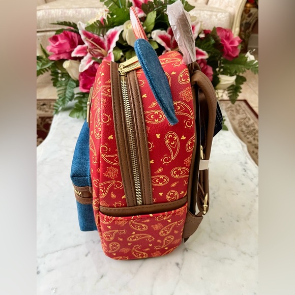 Disney Big Thunder Mountain 50th Anniversary Loungefly Backpack and Ears. - Picture 9 of 11